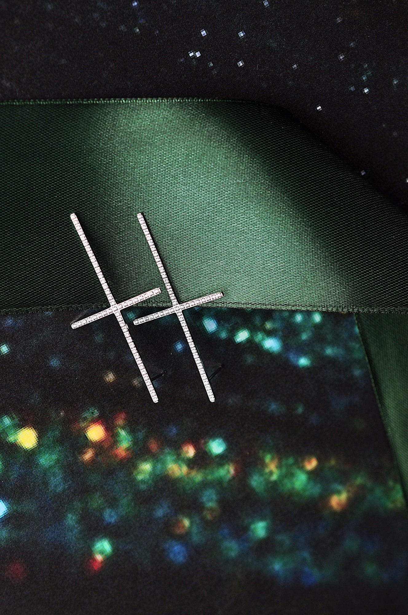 ROCK'N'DOLL svetleči uhani / ROCK'N'DOLL sparkle naušnice 