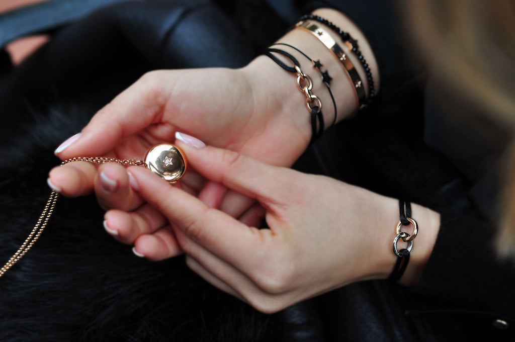 FOREVER svilena zapestnica / FOREVER silk bracelet 