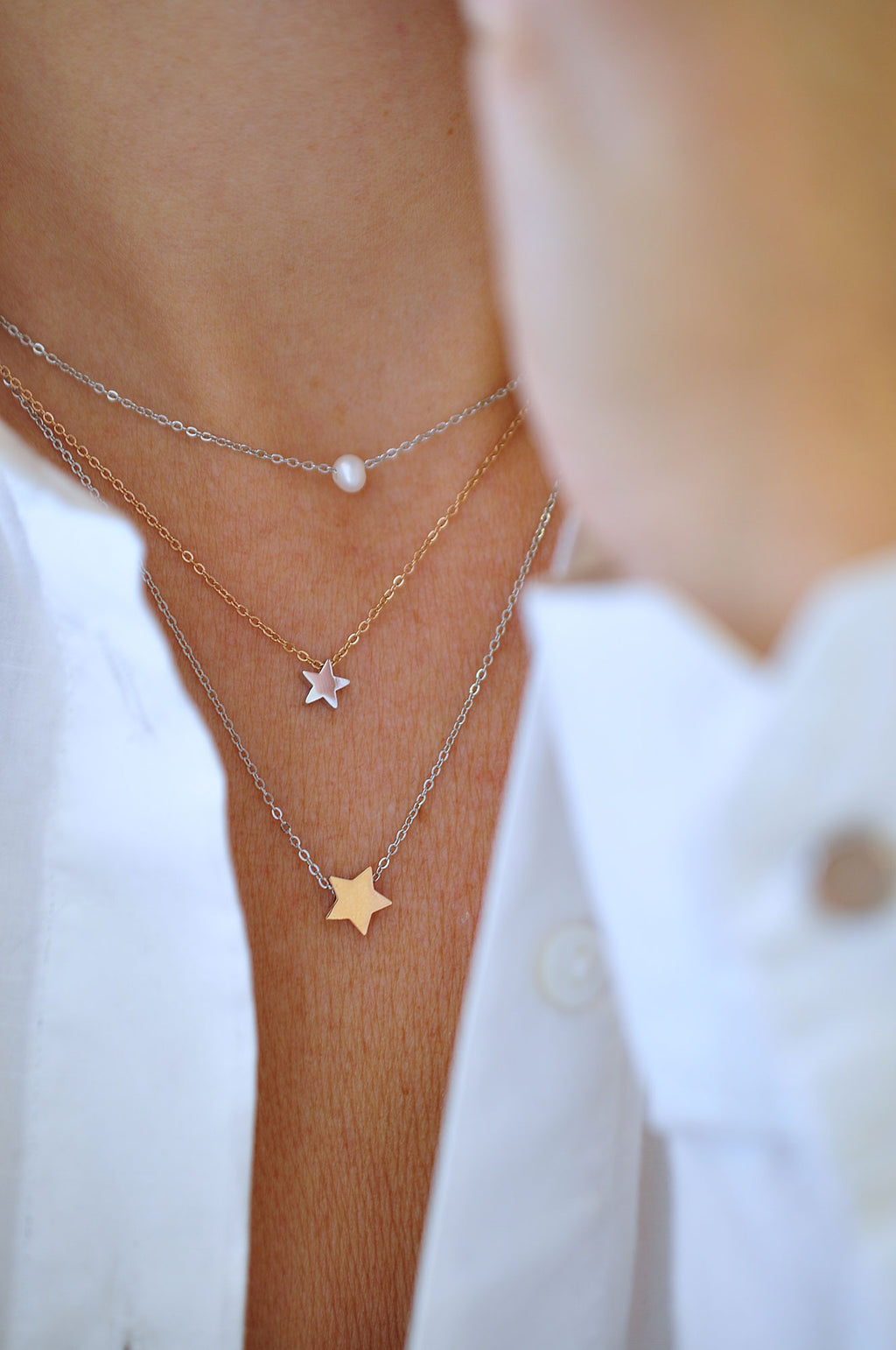 Trostruka GALAXY ogrlica / Trostruka GALAXY necklace 