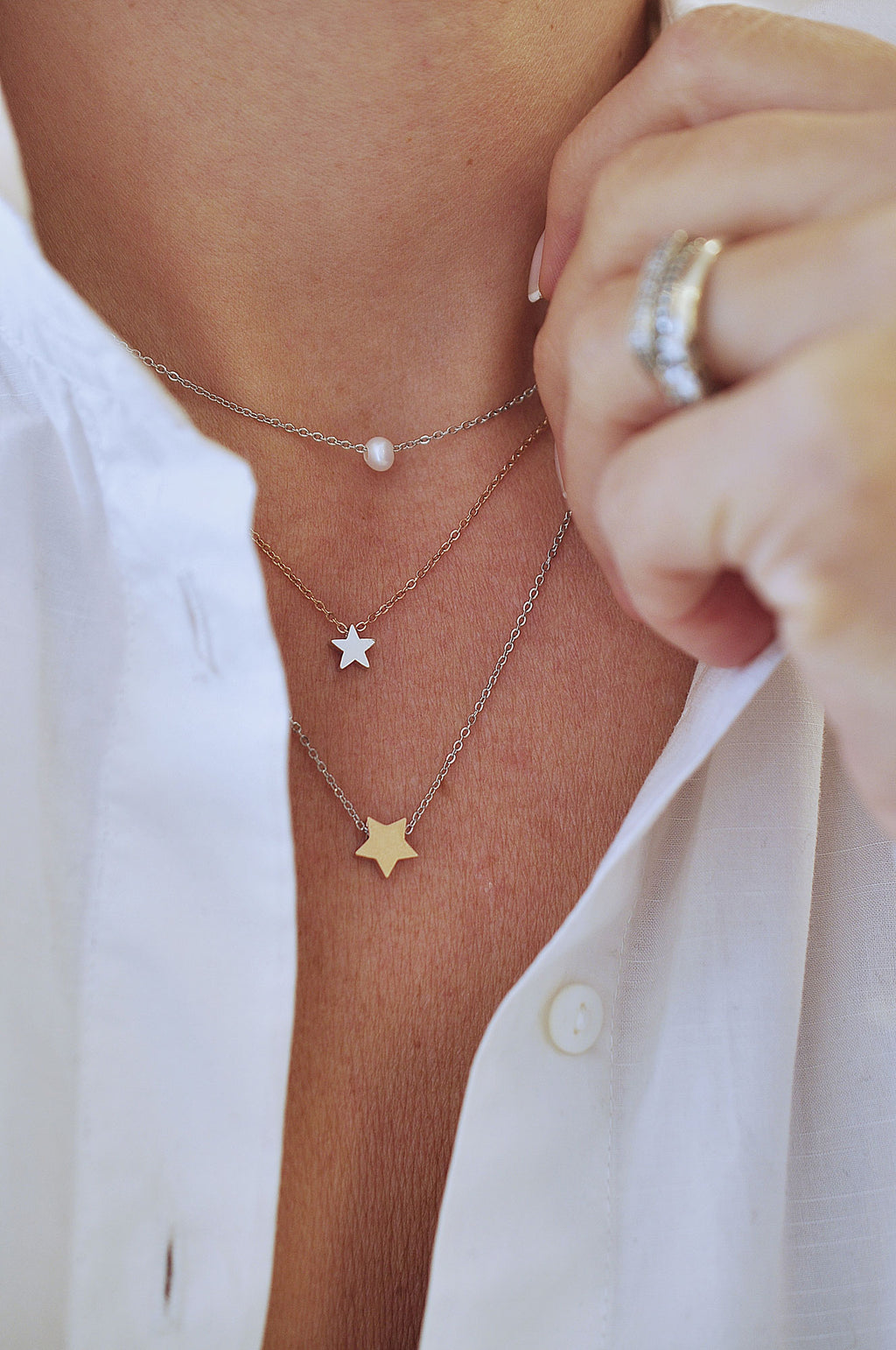 Trostruka GALAXY ogrlica / Trostruka GALAXY necklace 