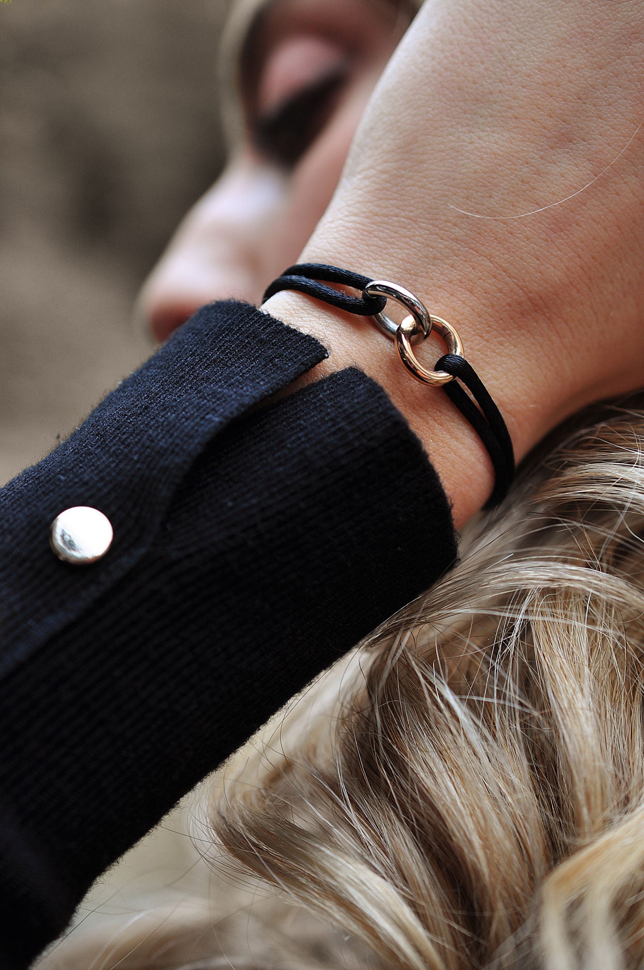 FOREVER svilena zapestnica / FOREVER silk bracelet 