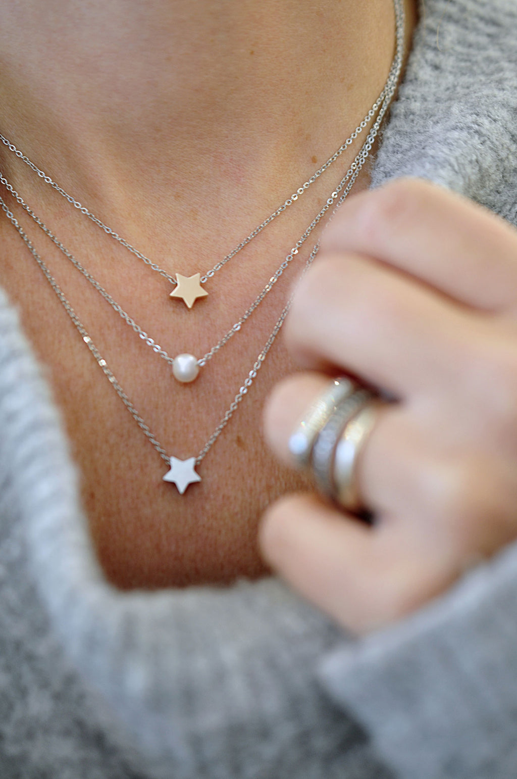 Trostruka ogrlica GALAXY STAR / Trostruka ogrlica GALAXY STAR 