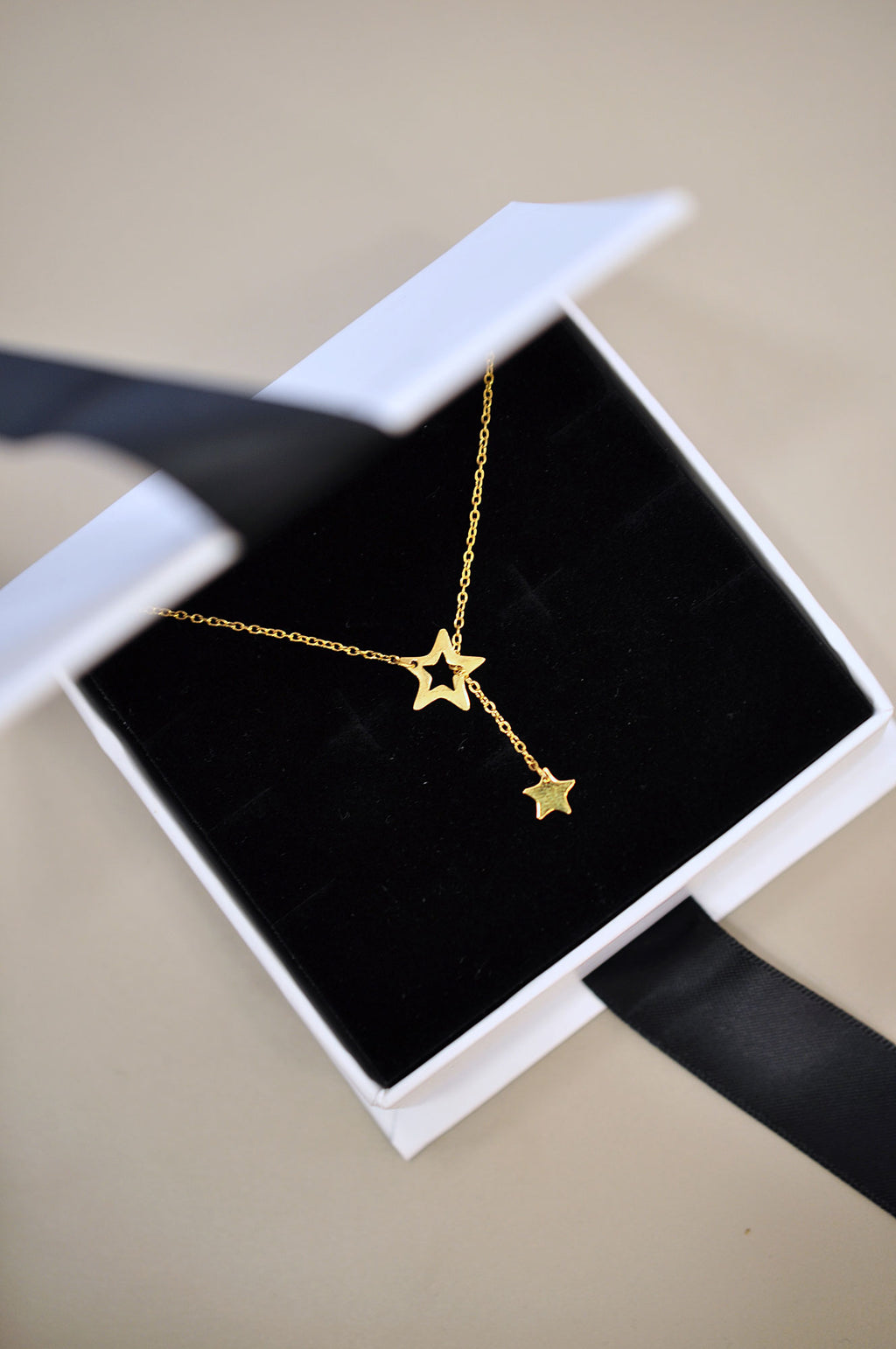 Silver plated necklace MATCHING STARS / Posrebrena ogrlica MATCHING STARS