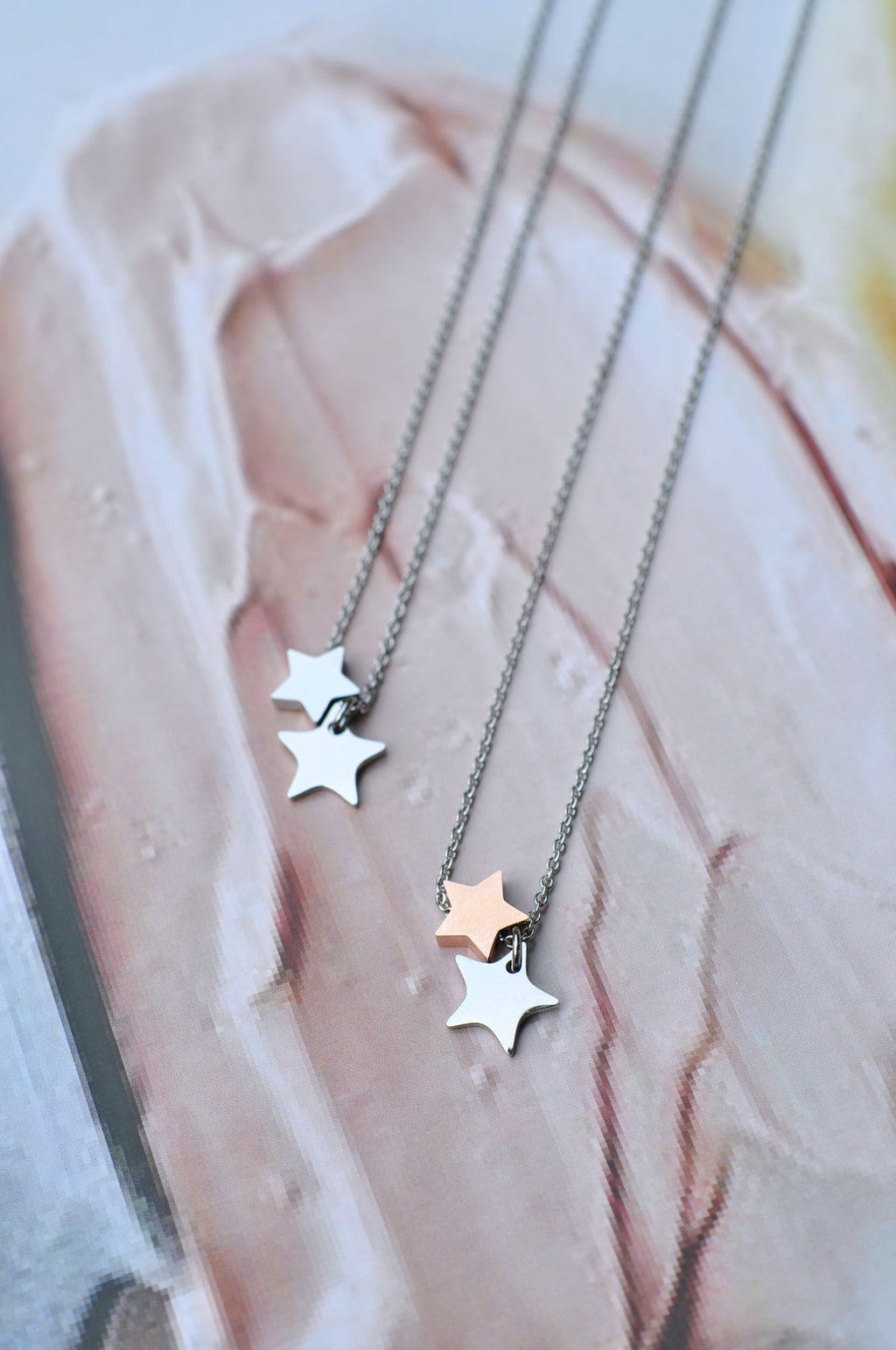 Versilberte SOULMATE-Halskette / Versilberte SOULMATE-Ogllica 