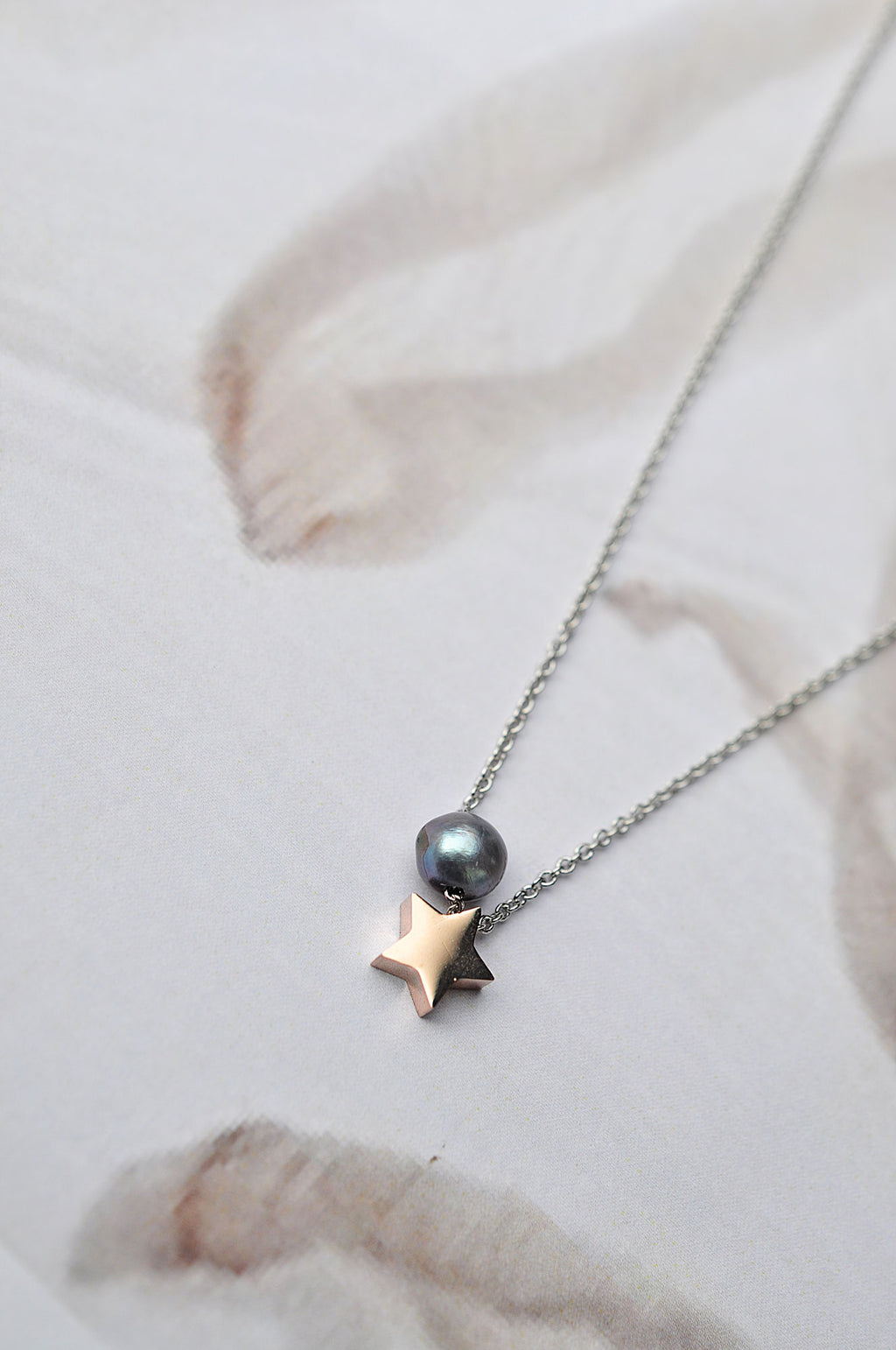 Silver plated MOONLIGHT necklace / Posrebrena MOONLIGHT ogrlica