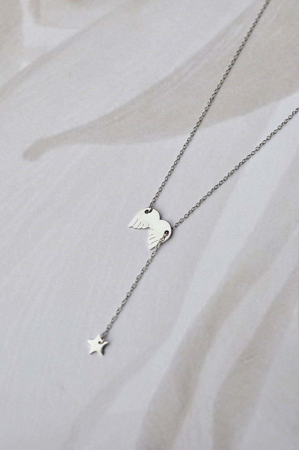 Silver plated necklace ANGEL WINGS / Posrebrena grlica ANĐEOSKA KRILA