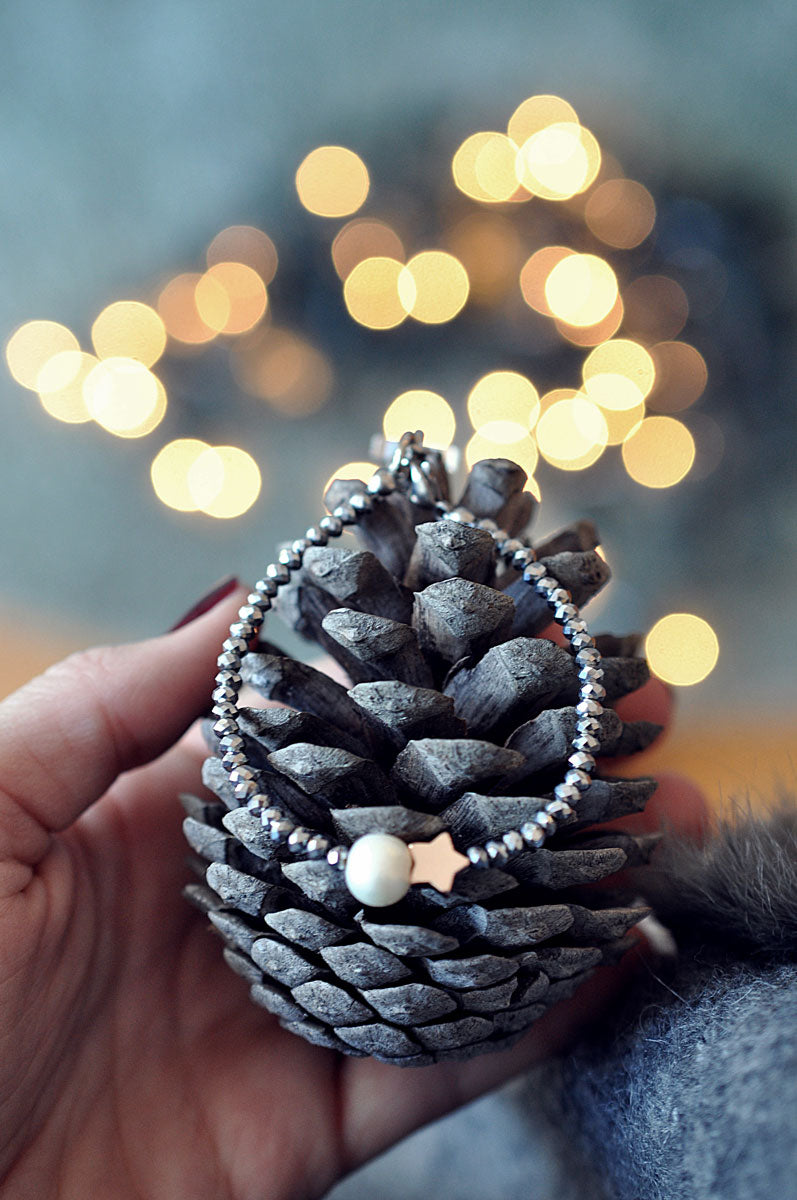 Zapestnica MOONLIGHT pearls / Narukvica MOONLIGHT perlice