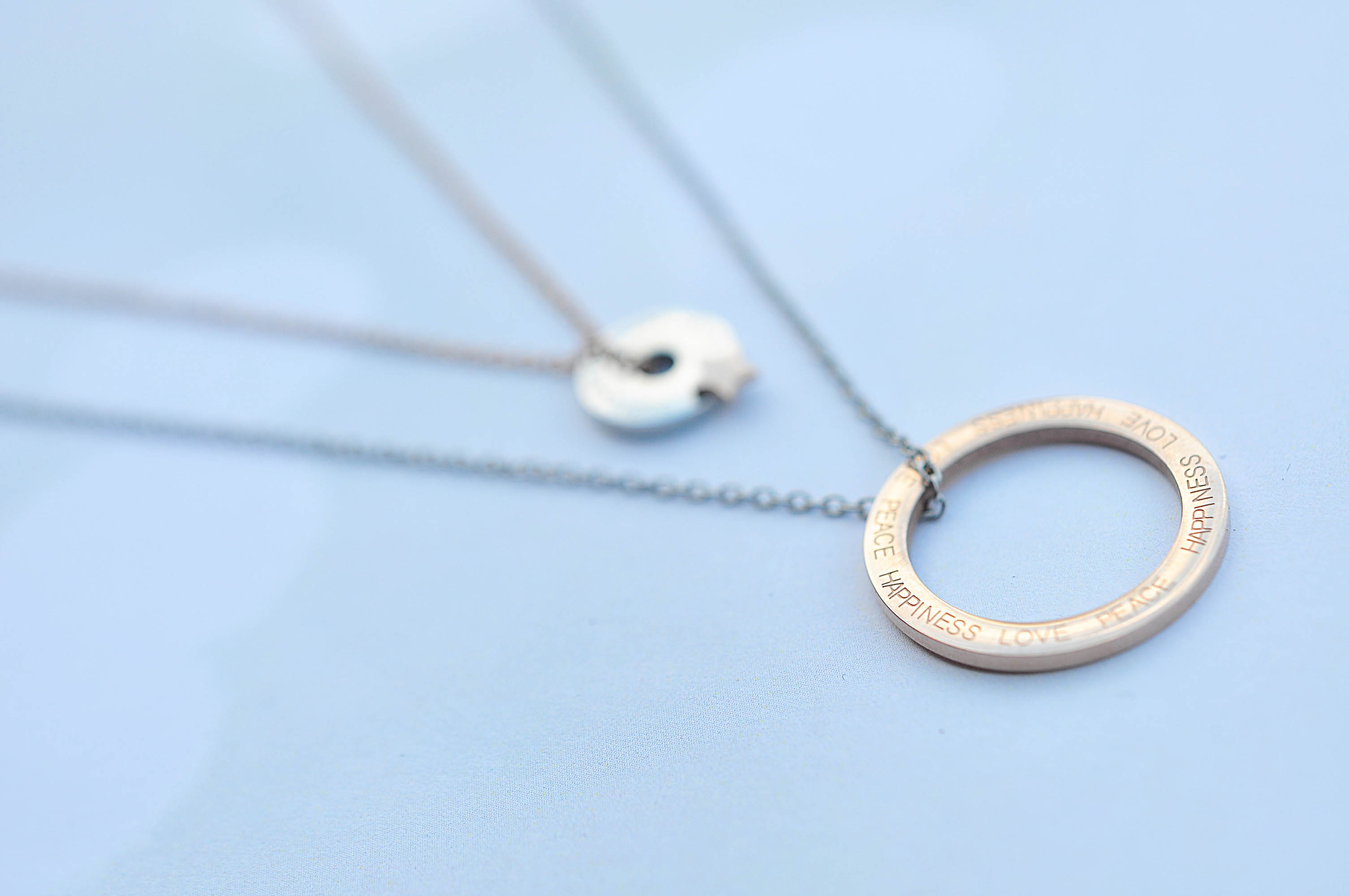 Doppelte Halskette CIRCLE OF LIFE / CIRCLE OF LIFE dupla ogrlica 