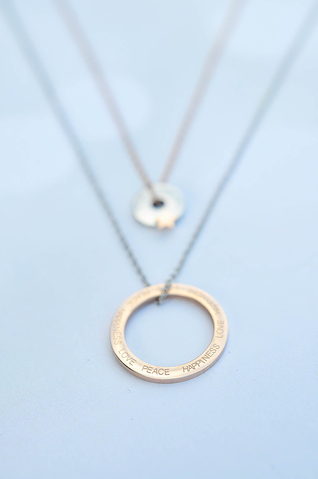 Doppelte Halskette CIRCLE OF LIFE / CIRCLE OF LIFE dupla ogrlica 