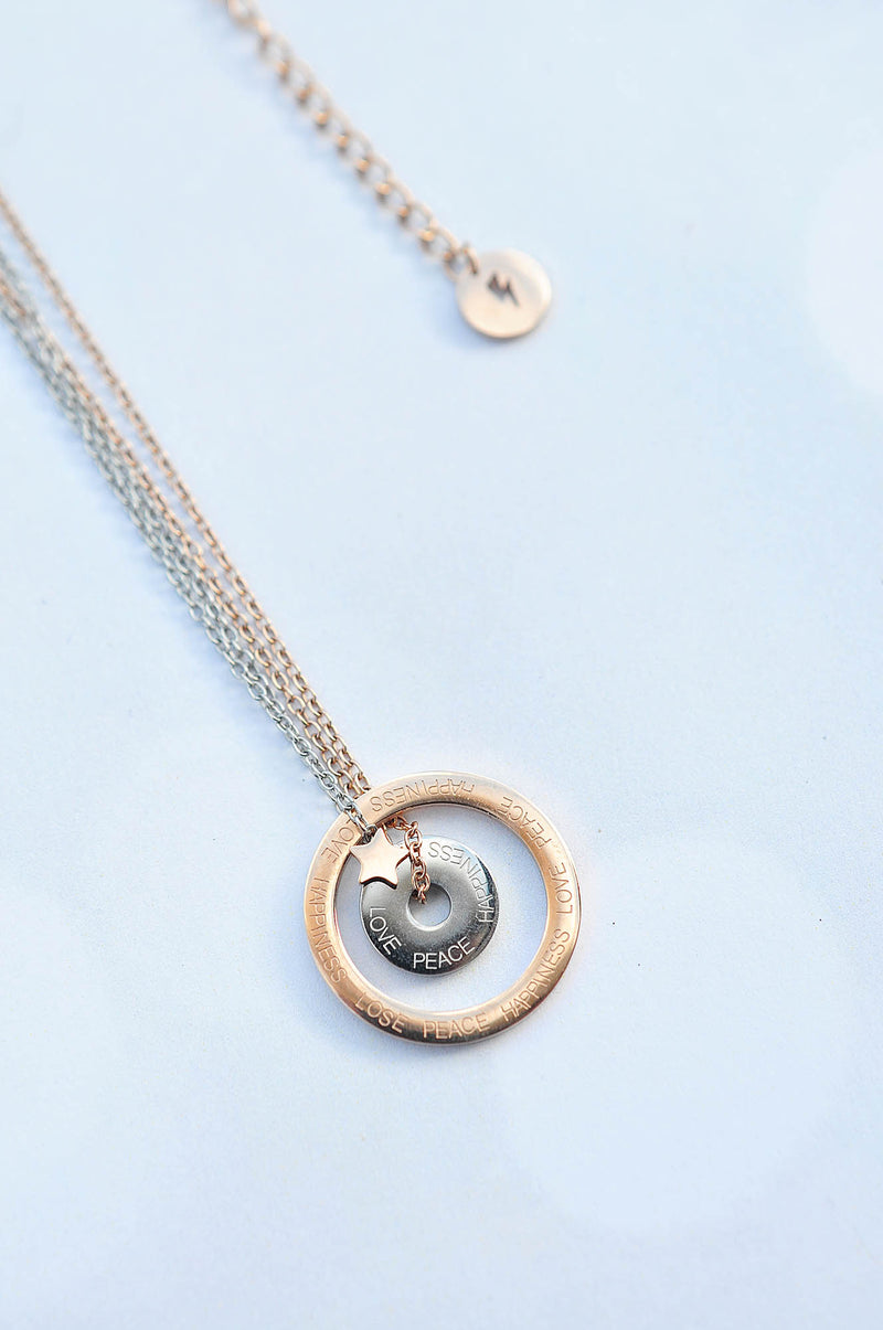 CIRCLE OF LIFE double necklace / CIRCLE OF LIFE dupla ogrlica