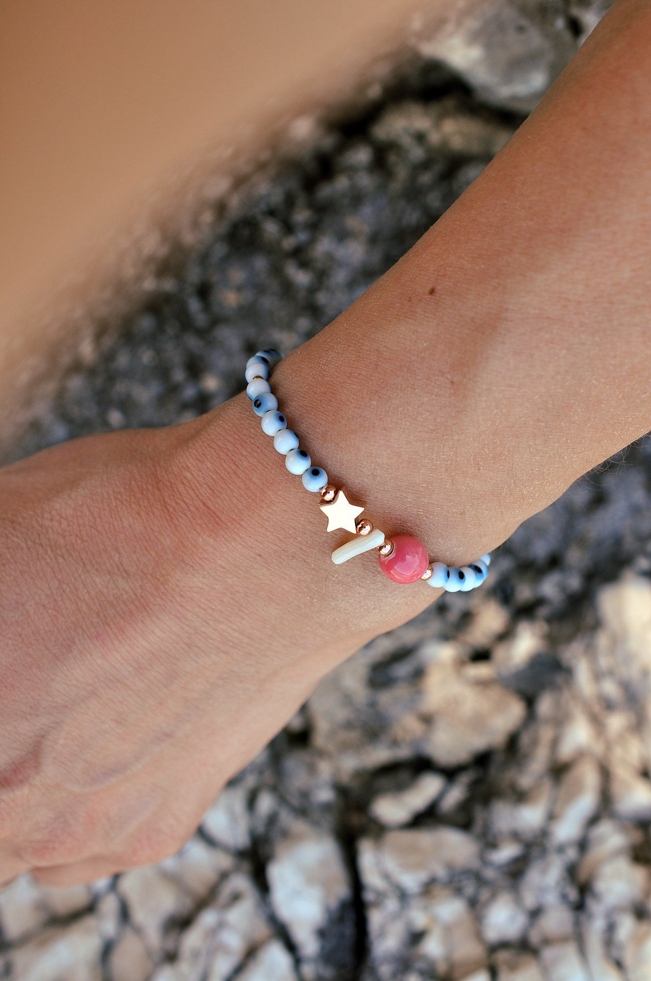 BELIZE rock bracelet / BELIZE narukvica s kamenčići