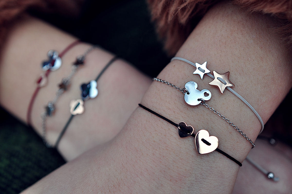 Versilberte Armbänder WISH WATERFALL / Posrebrene narukvice WISH WATREFALL