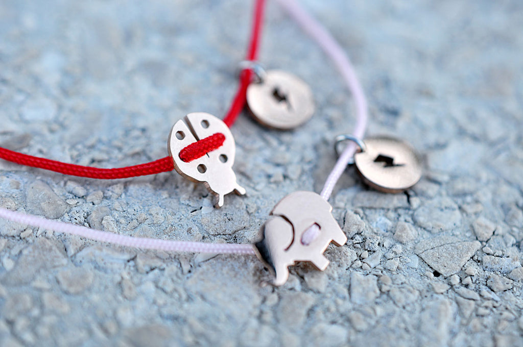 Versilbertes Armband ELEFANT / Posrebrena narukvica SLON 