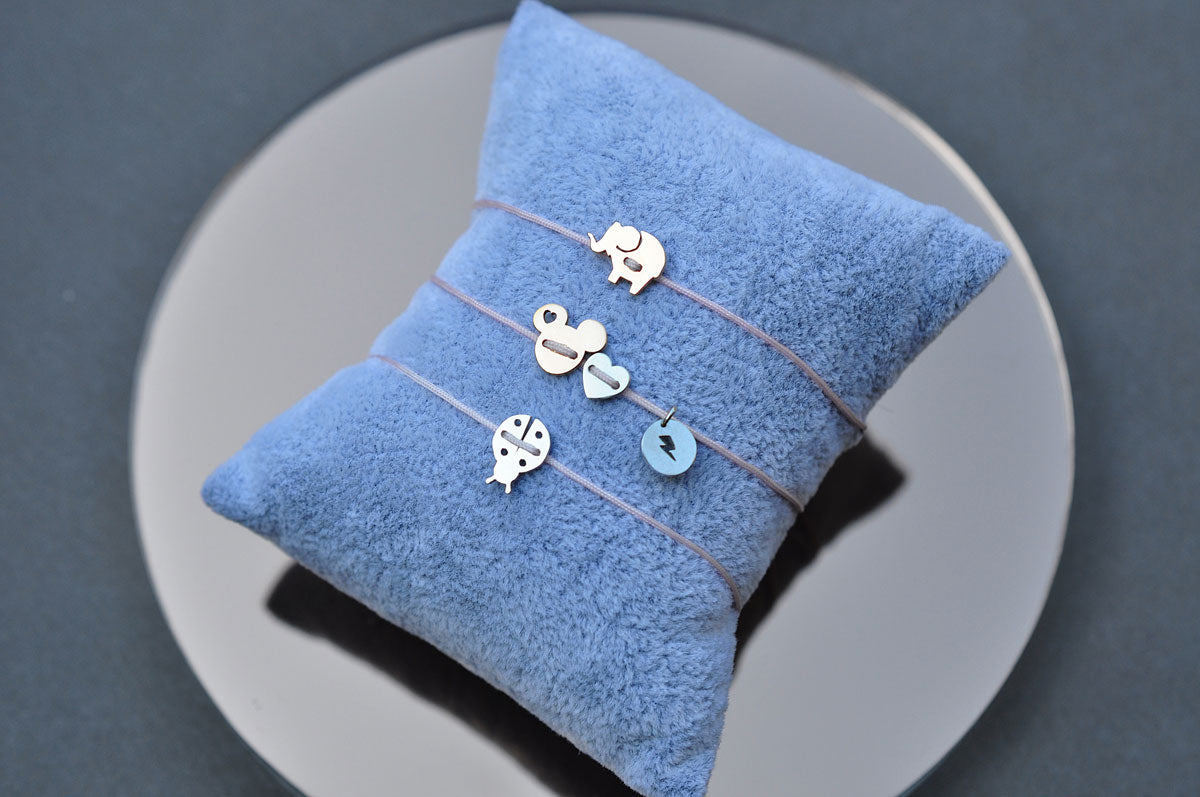 Versilbertes Armband ELEFANT / Posrebrena narukvica SLON 