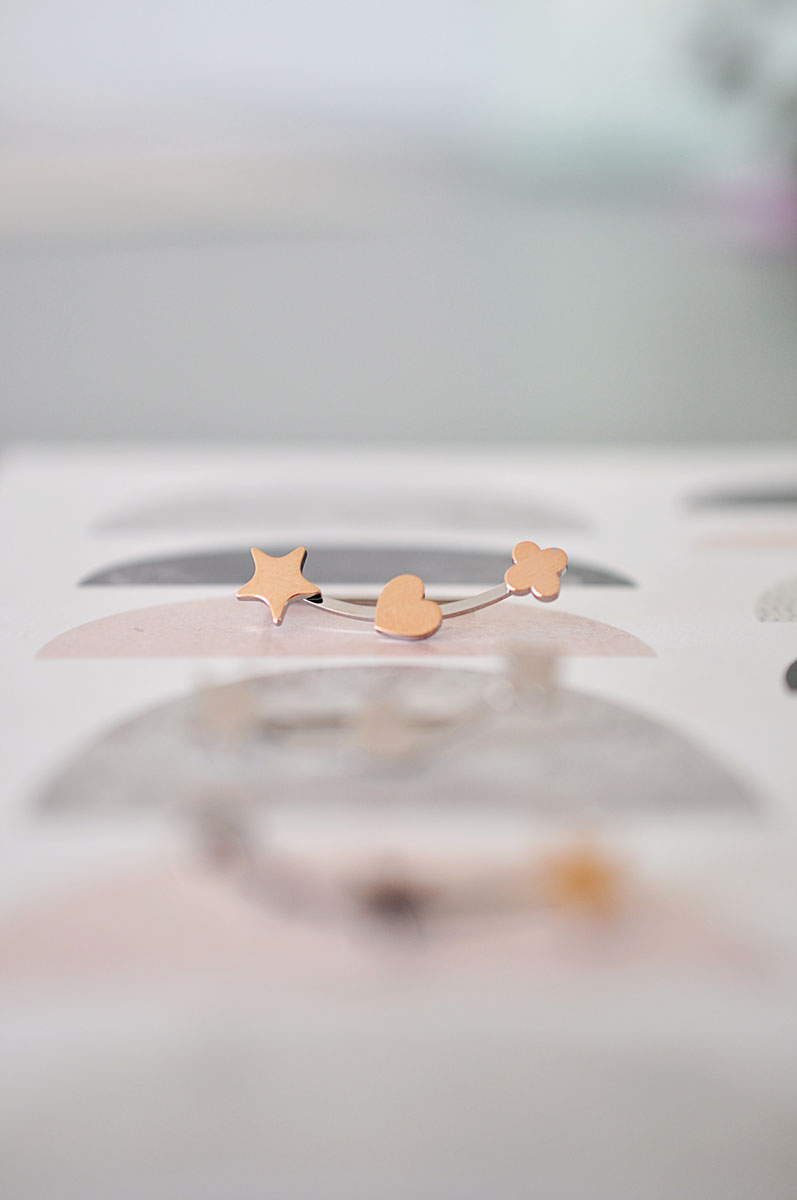 Uhan TRIPLE STAR / Naušnica TRIPLE STAR