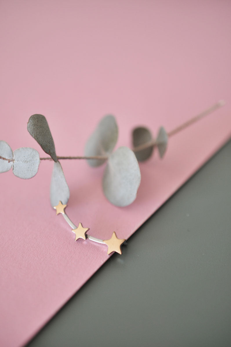 Ohrring DREIFACHSTERN / Naušnica DREIFACHSTERN