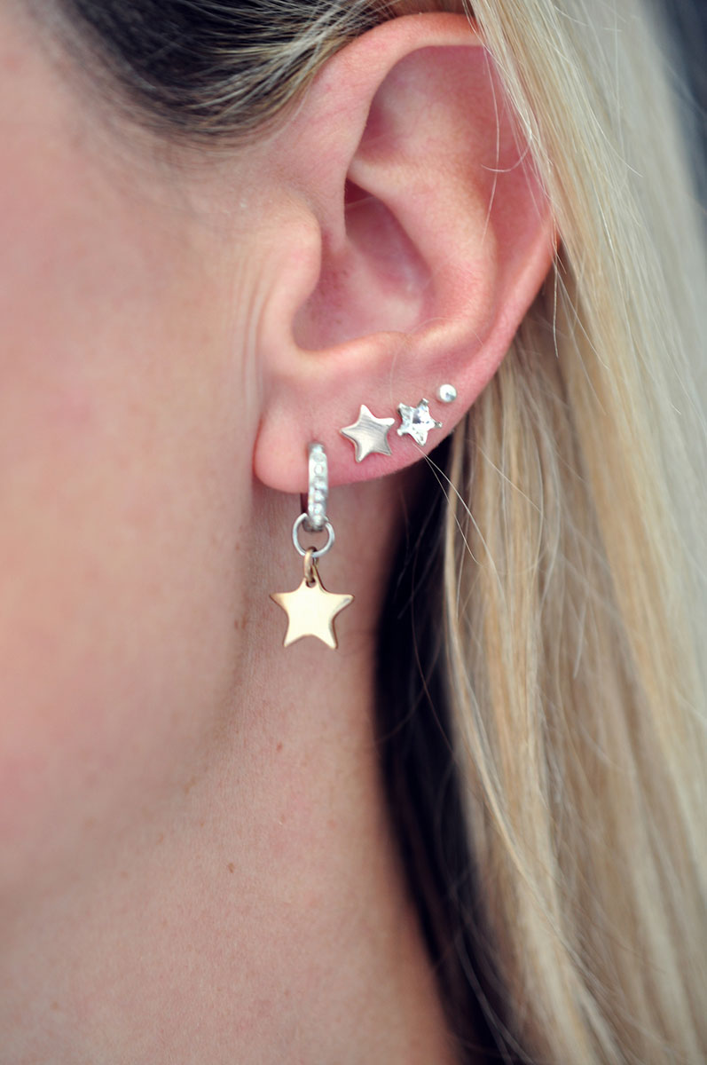 TINY silver plated stars / MINI posrebrene zvjezdice