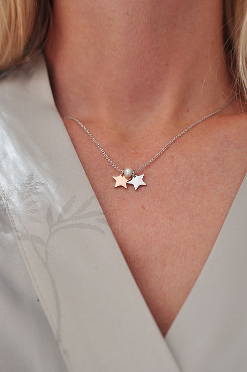 Posrebrena MINI STAR DOT ogrlica / POSrebrena MINI STAR DOT ogrlica 