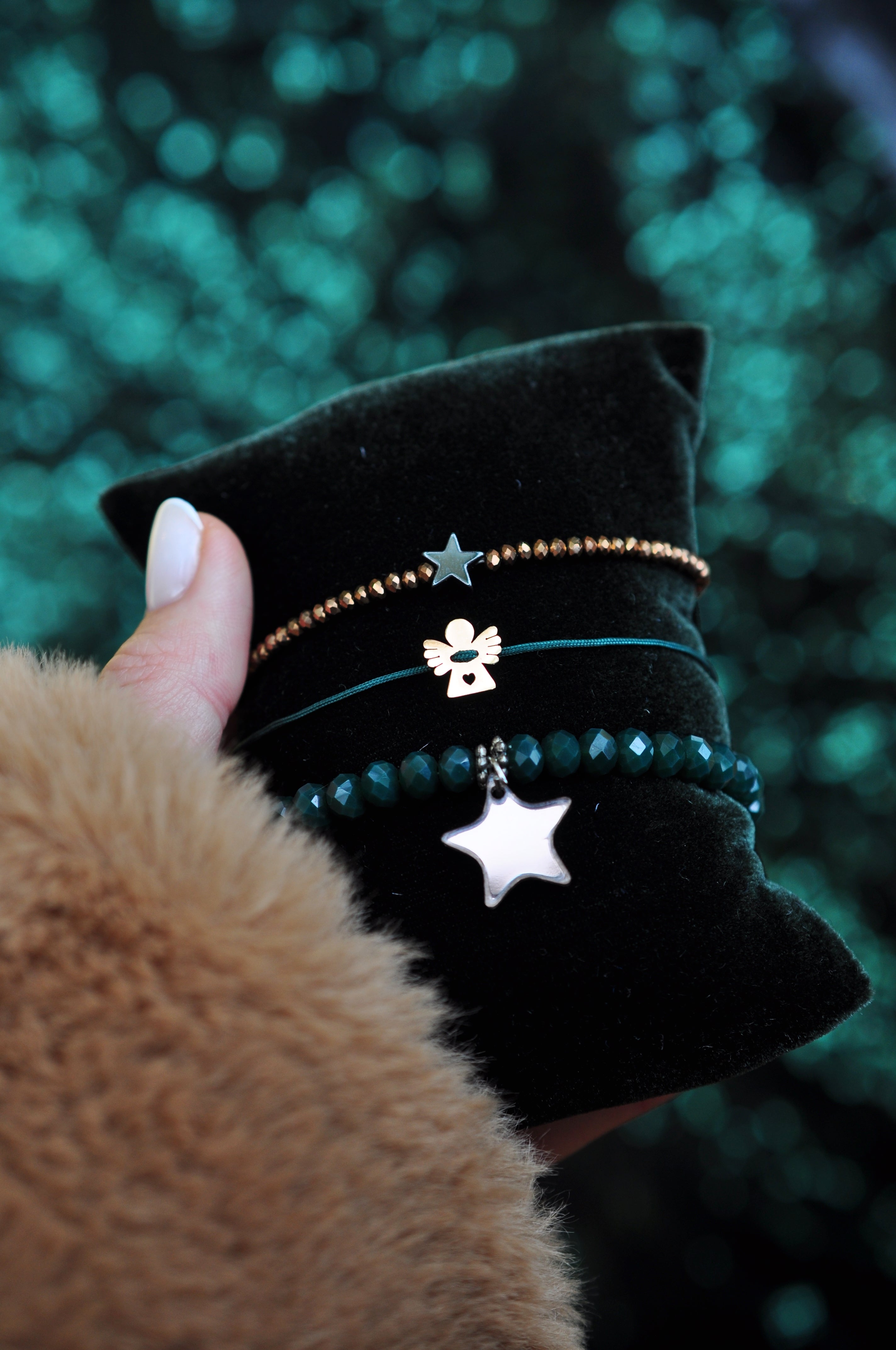 MOONCHILD versilberter Engel &amp; Schneeflocke 