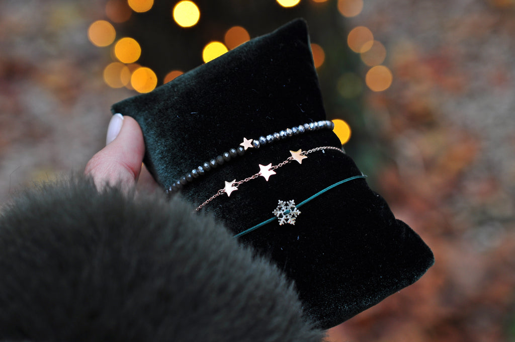 MOONCHILD versilberter Engel &amp; Schneeflocke 