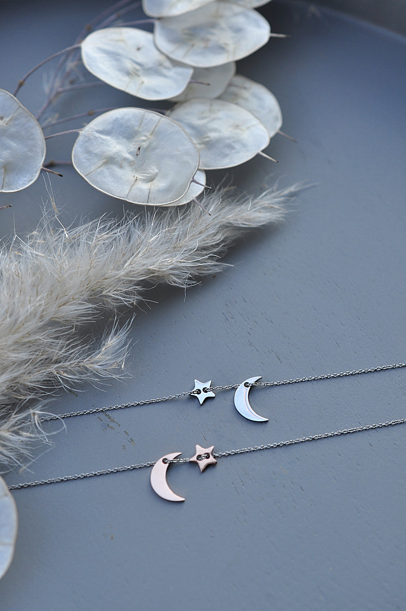 MOONCHILD Moon & star necklace