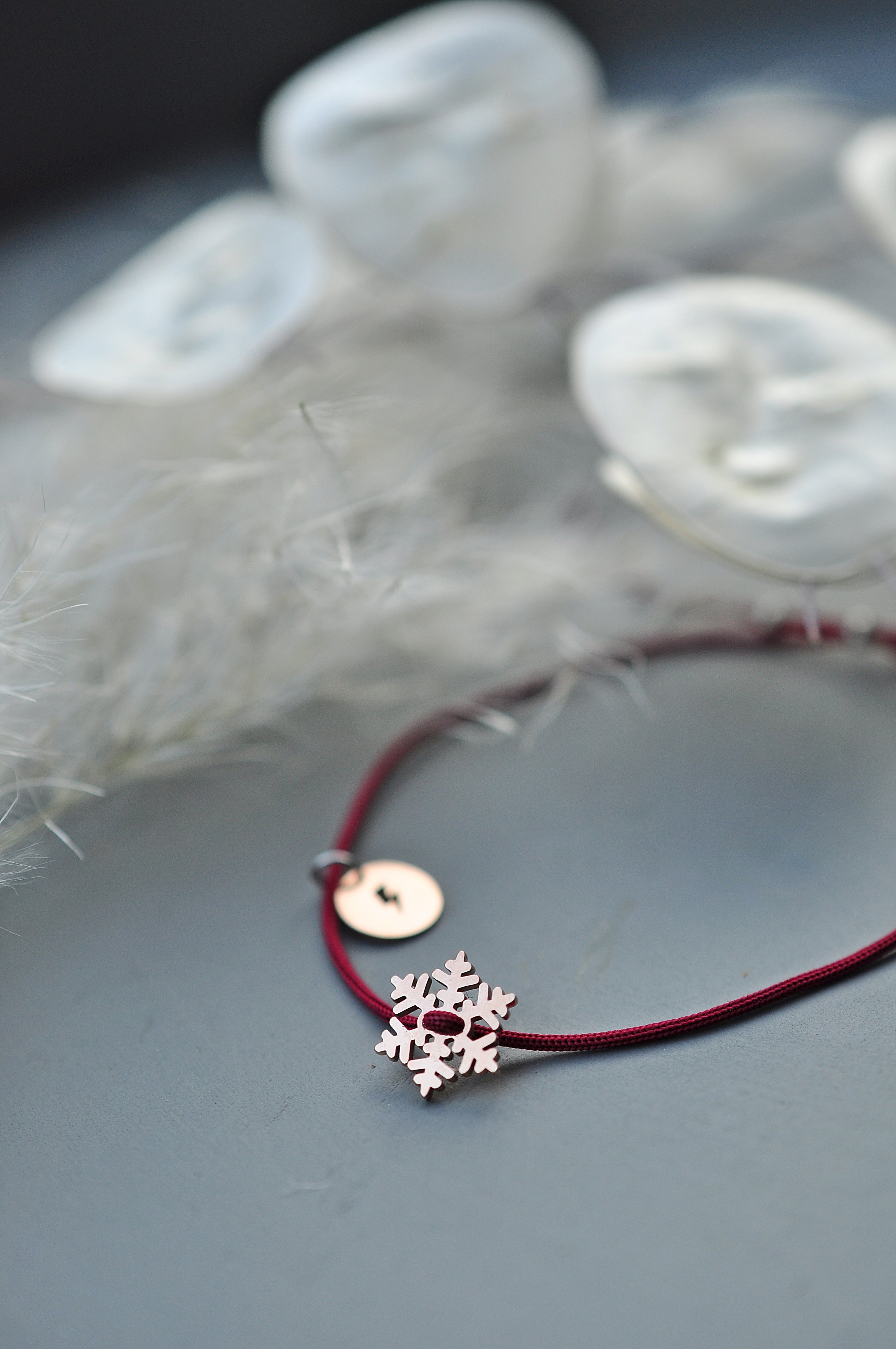 MOONCHILD versilberter Engel &amp; Schneeflocke 