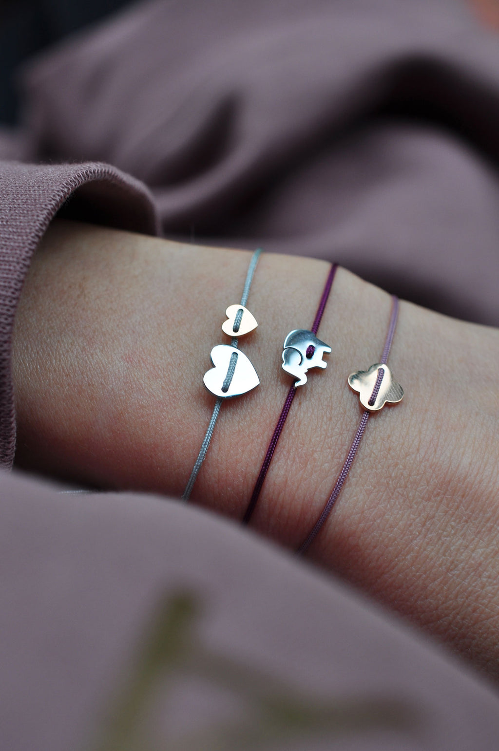 Versilbertes Armband ELEFANT / Posrebrena narukvica SLON 