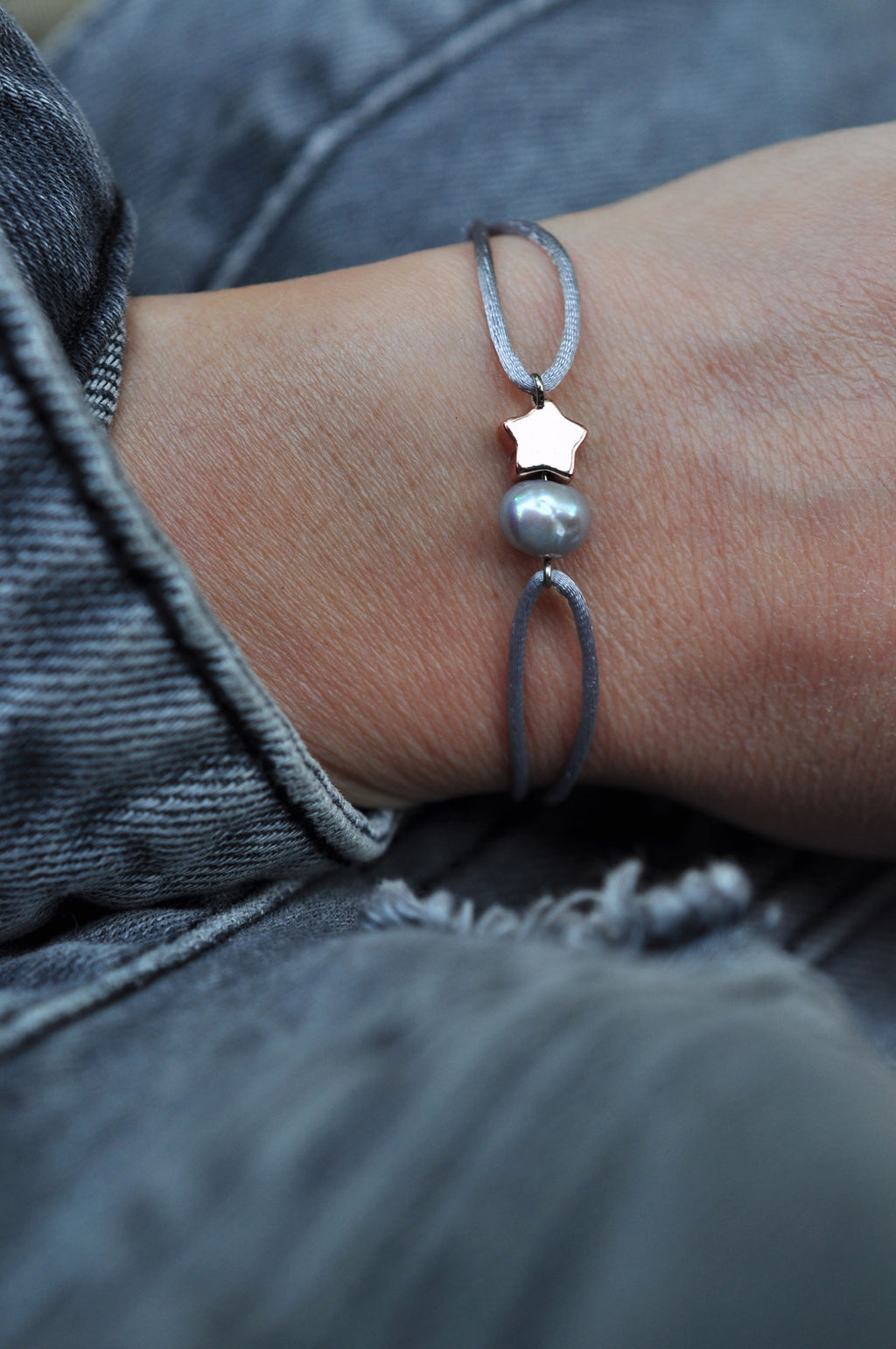 Silk string MOONLIGHT bracelet