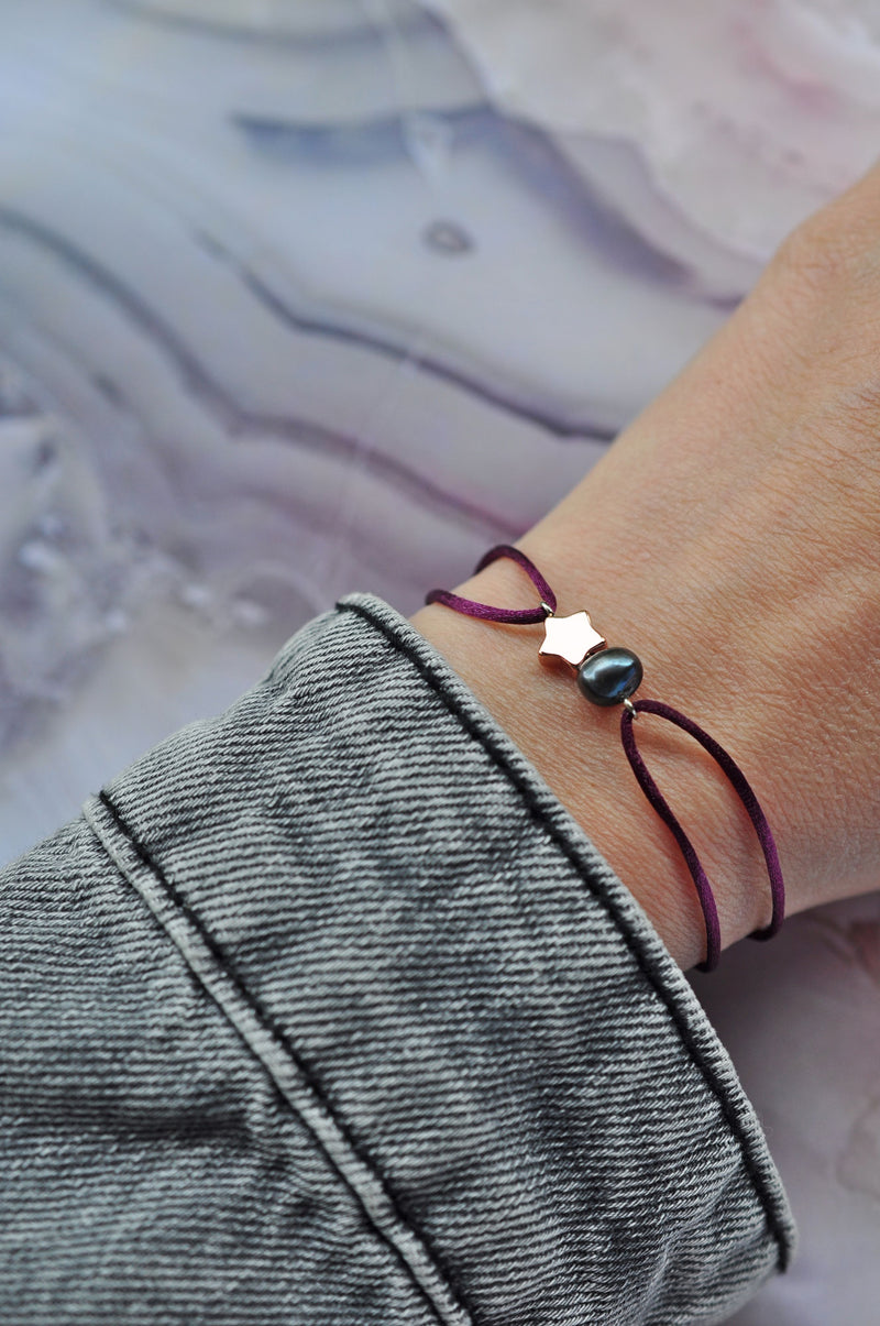Silk string MOONLIGHT bracelet
