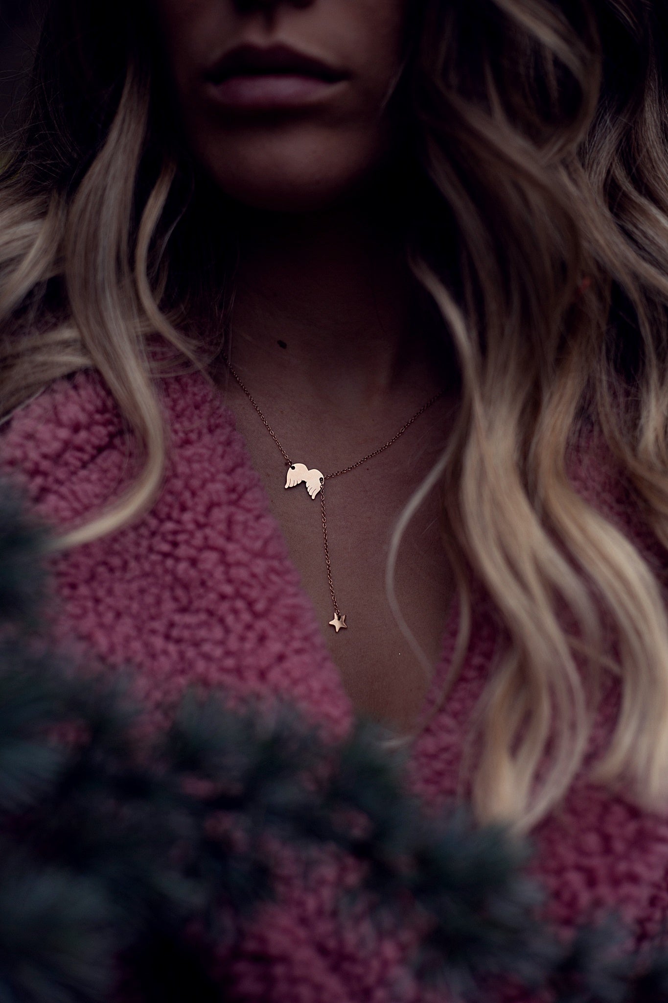 Silver plated necklace ANGEL WINGS / Posrebrena grlica ANĐEOSKA KRILA