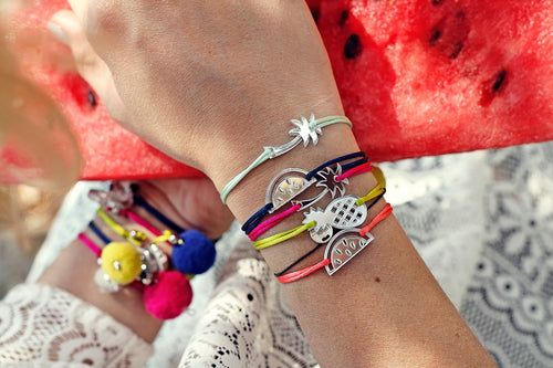 Silk bracelet ALOHA  / Svilena narukvica ALOHA