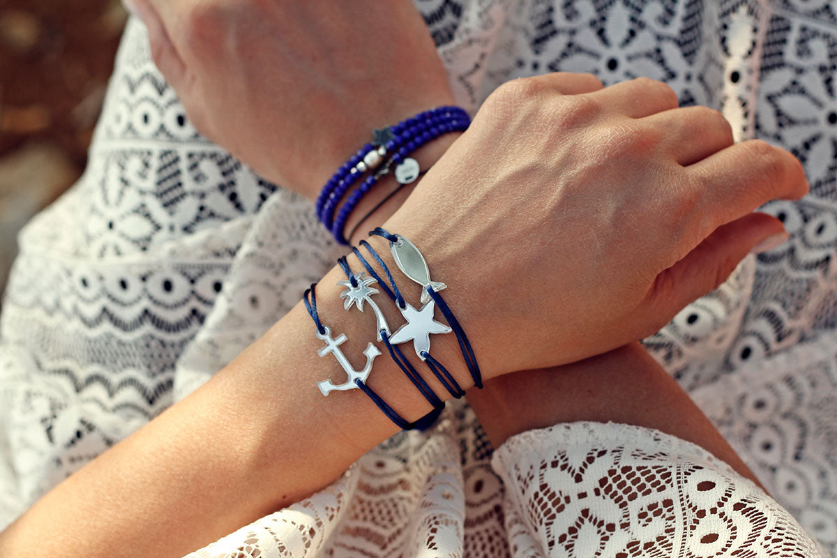 Seidenarmband ALOHA / Svilena narukvica ALOHA