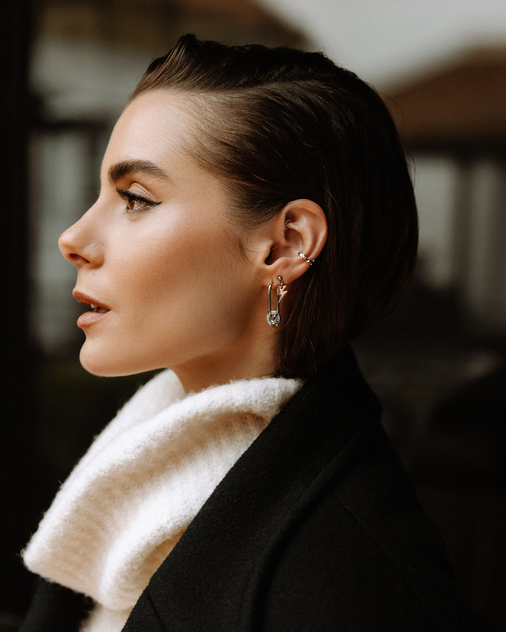 ROCK STUD Manschettenohrring / ROCK STUD Manschette naušnica 