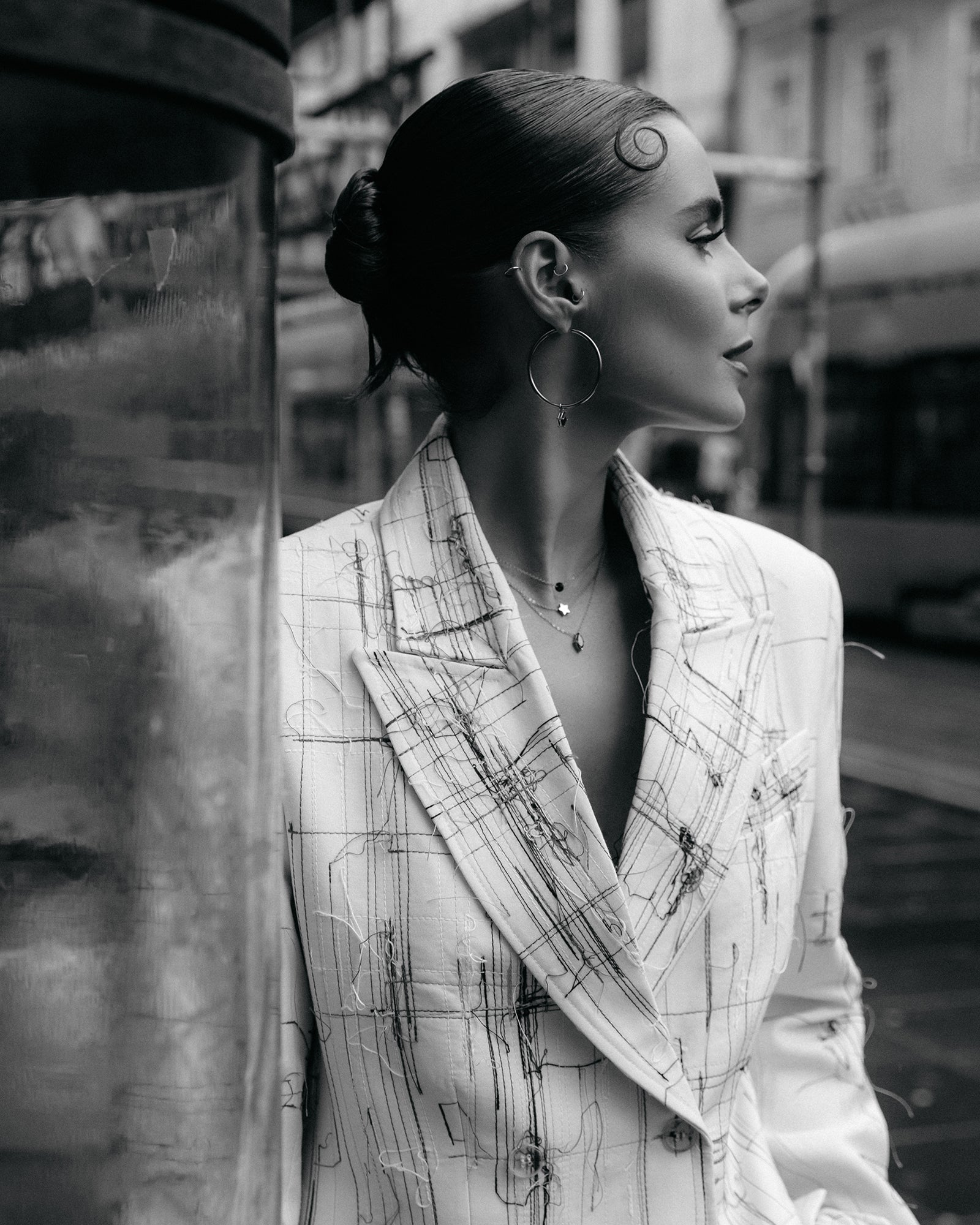 BLACK ROCK große Creolen 