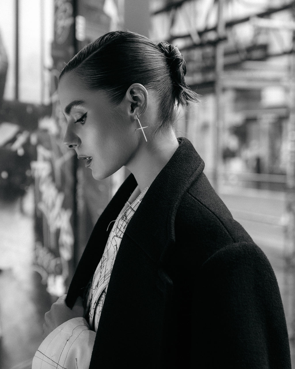 ROCK'N'DOLL svetleči uhani / ROCK'N'DOLL sparkle naušnice 