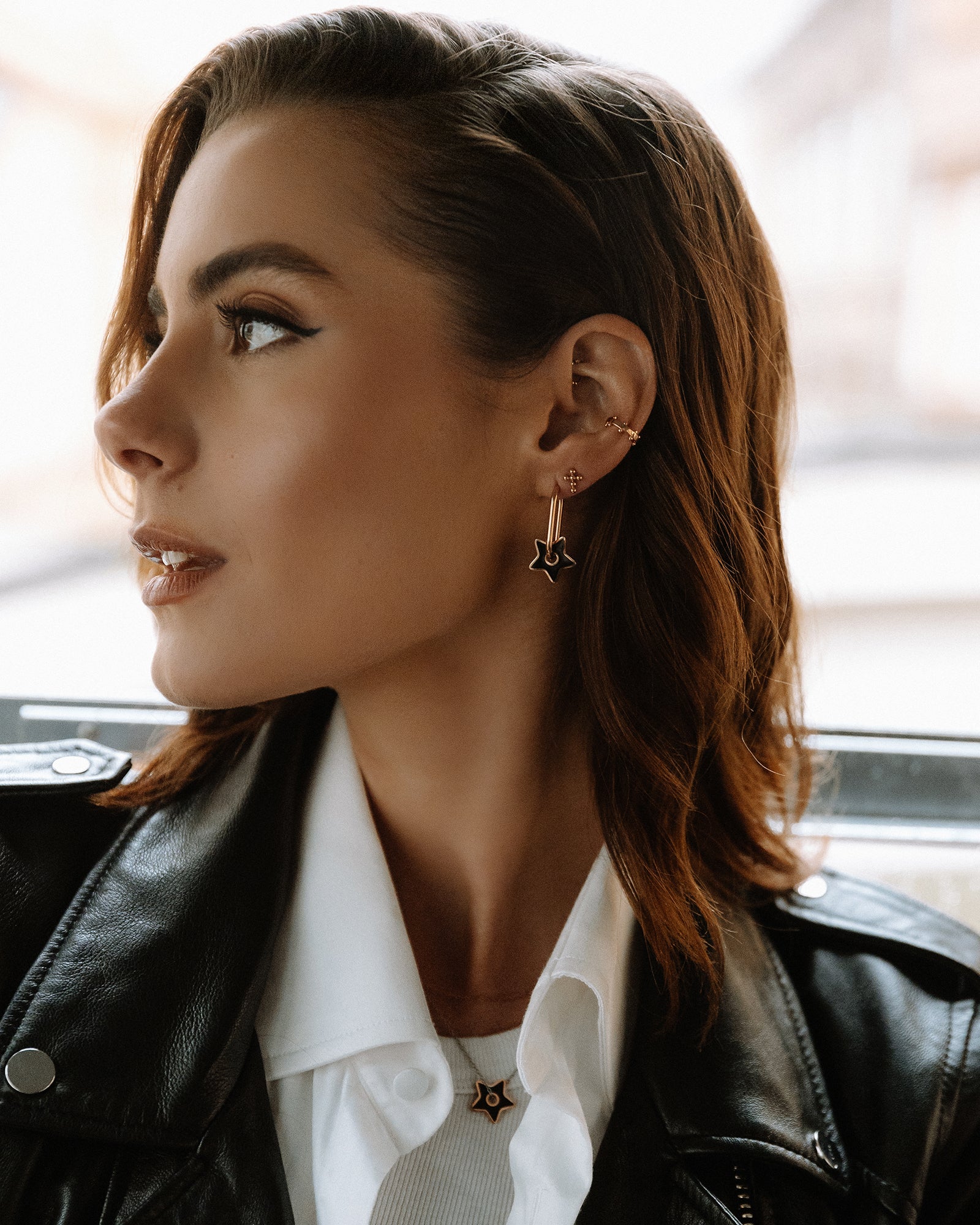 ROCK STUD Manschettenohrring / ROCK STUD Manschette naušnica 