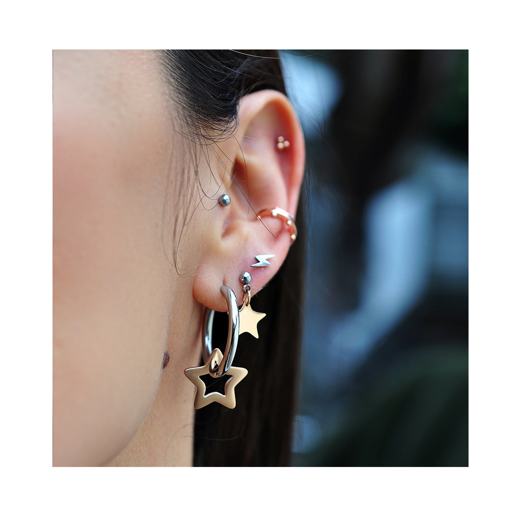 STAR OUTLINE classic hoops / STAR OUTLINE klasični ringovi