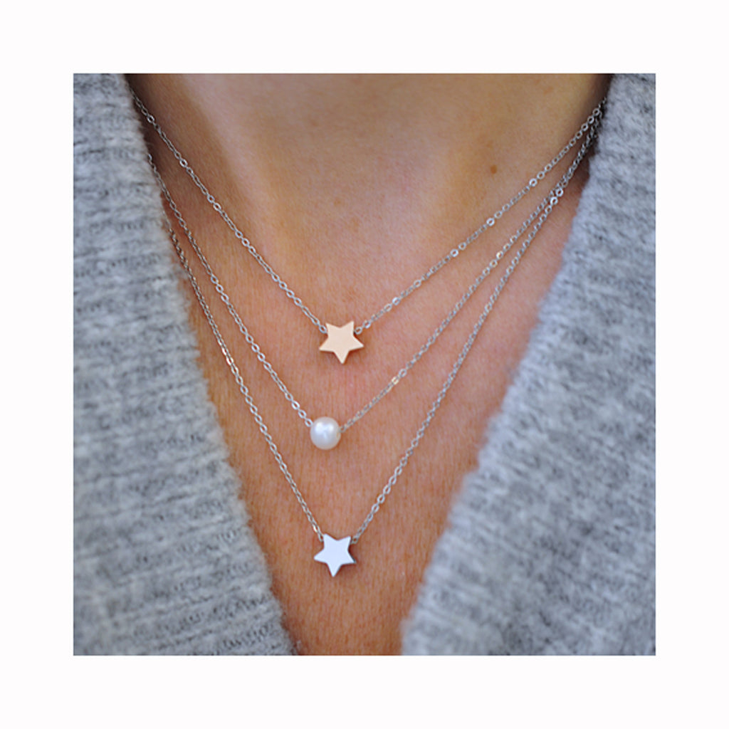 Trostruka ogrlica GALAXY STAR / Trostruka ogrlica GALAXY STAR 