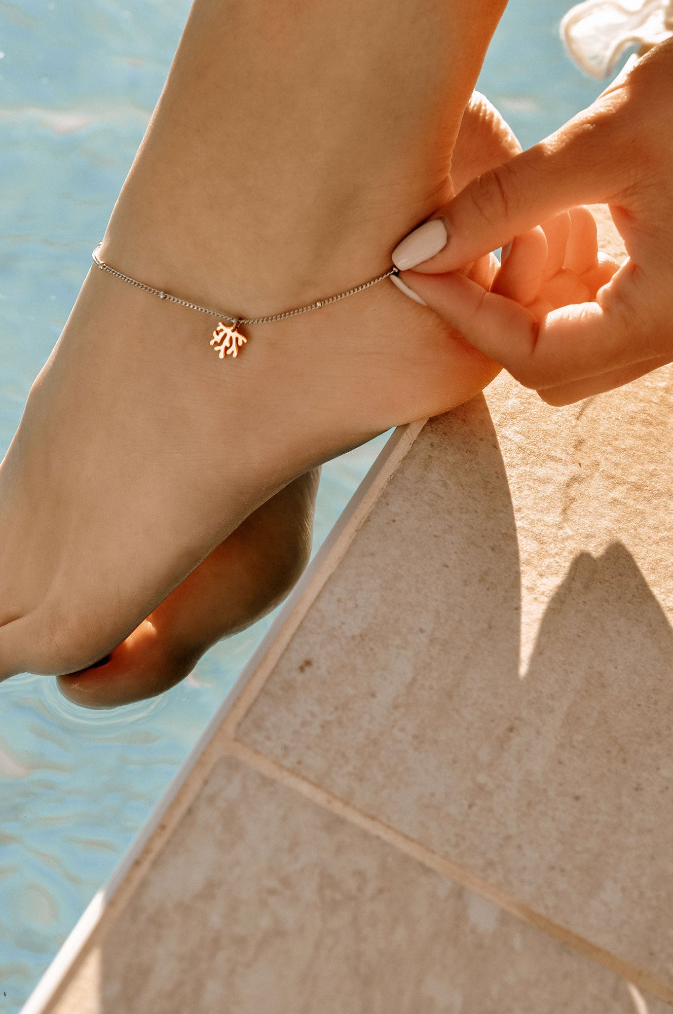 AMALFI DOT chain anklet