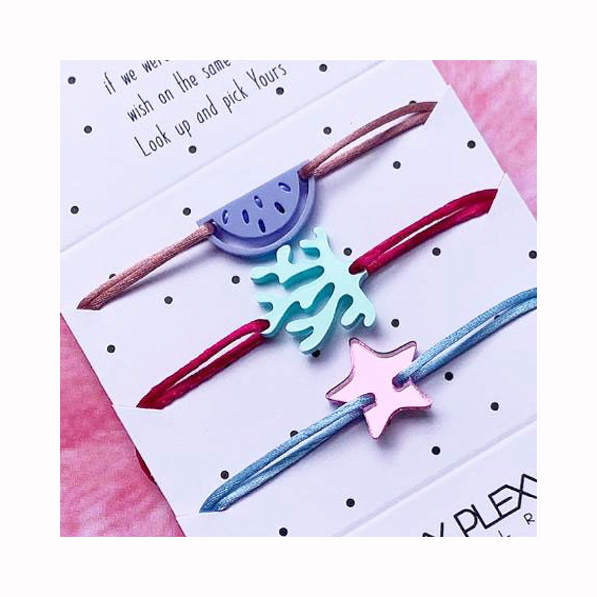 Seidenarmband STAR RAINFOREST / Svilena narukvica ZVJEZDICA RAINFOREST