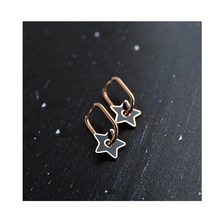BLACK STAR ovalni obroči / BLACK STAR ovalni obroči 