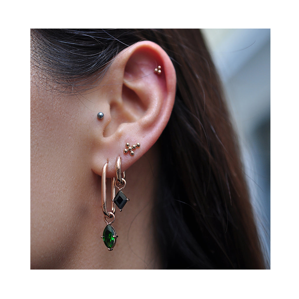 GREEN ROCK oval ring / GREEN ROCK ovalni ringovi