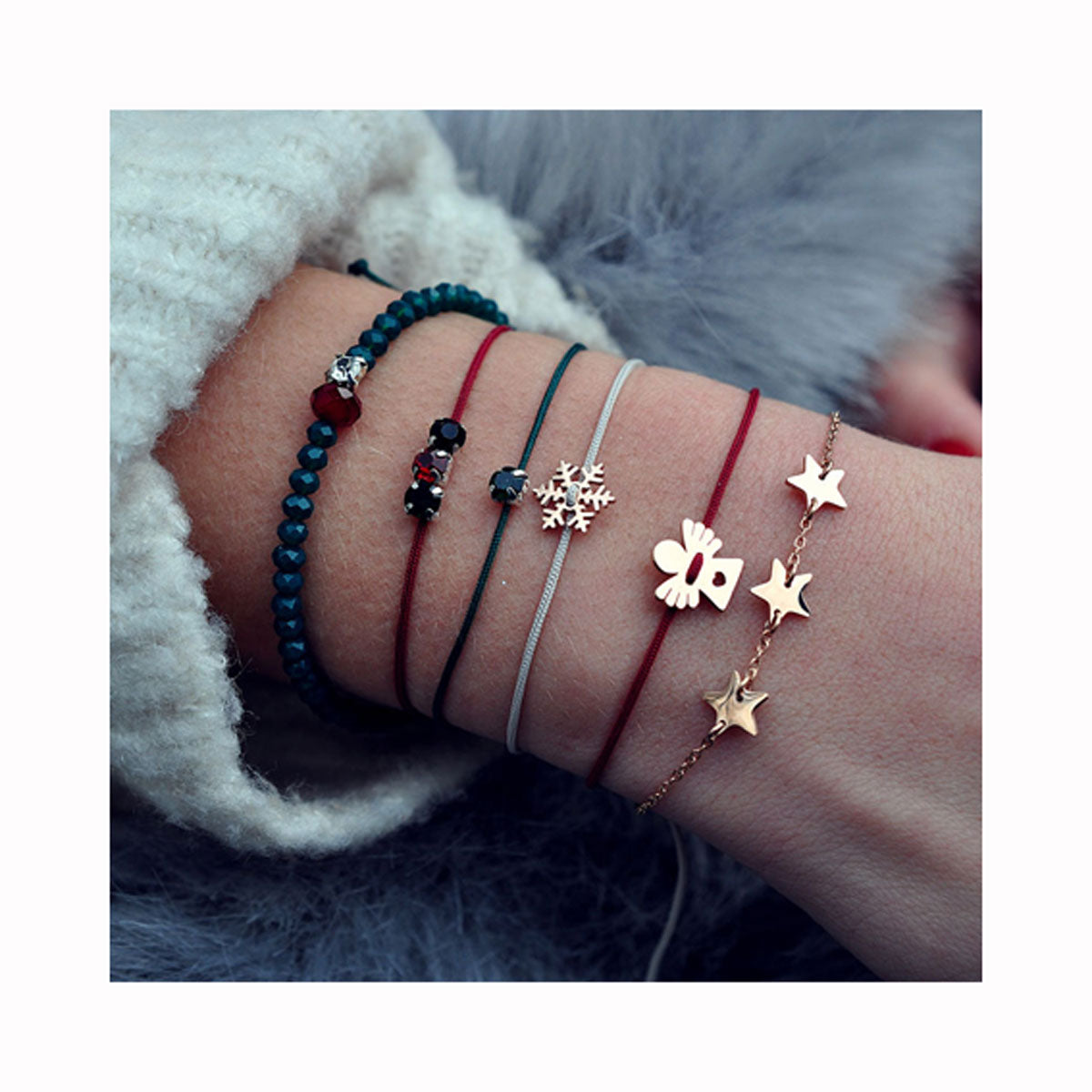 Schnurarmband POW POW / Narukvica trakica POW POW 