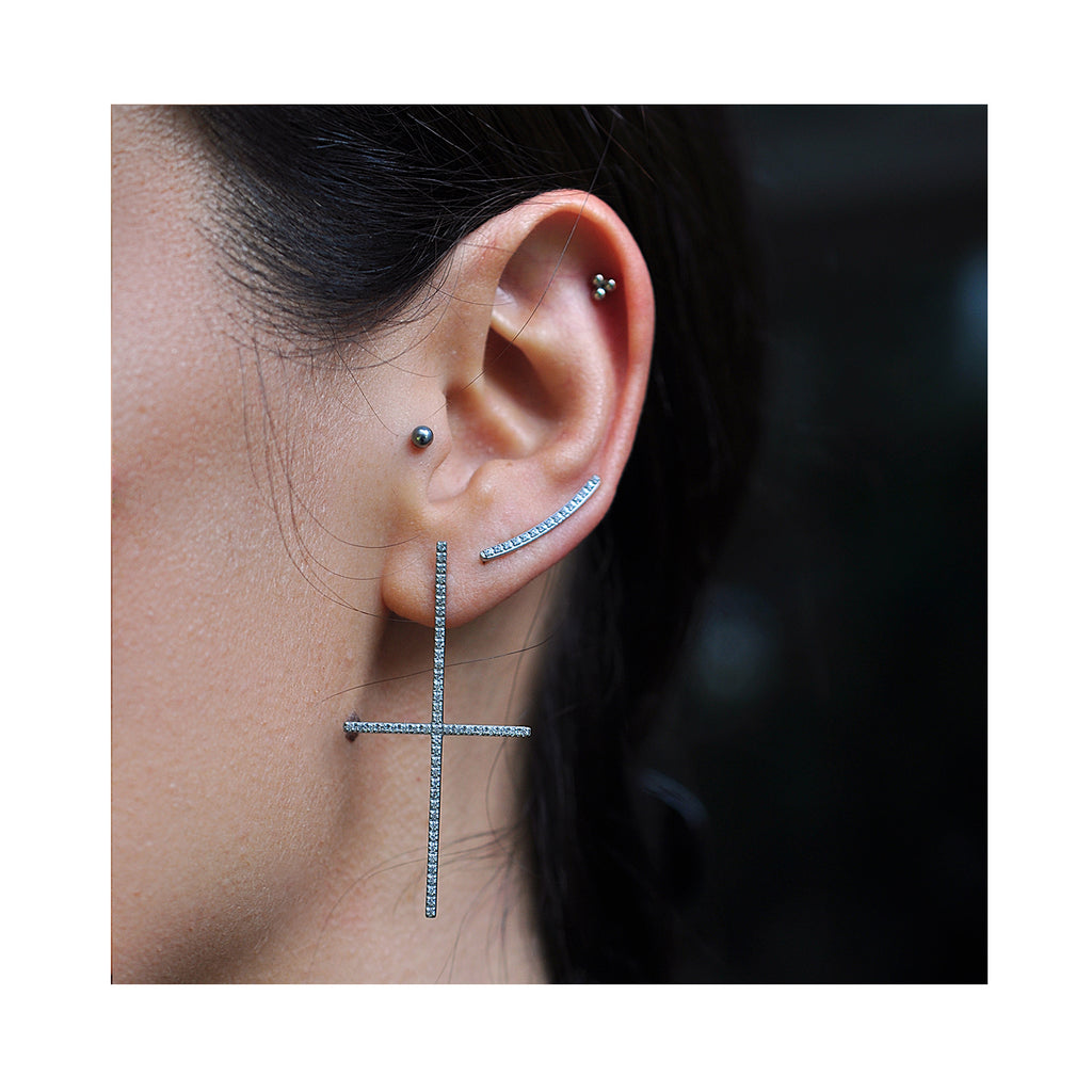 ROCK'N'DOLL svetleči uhani / ROCK'N'DOLL sparkle naušnice 