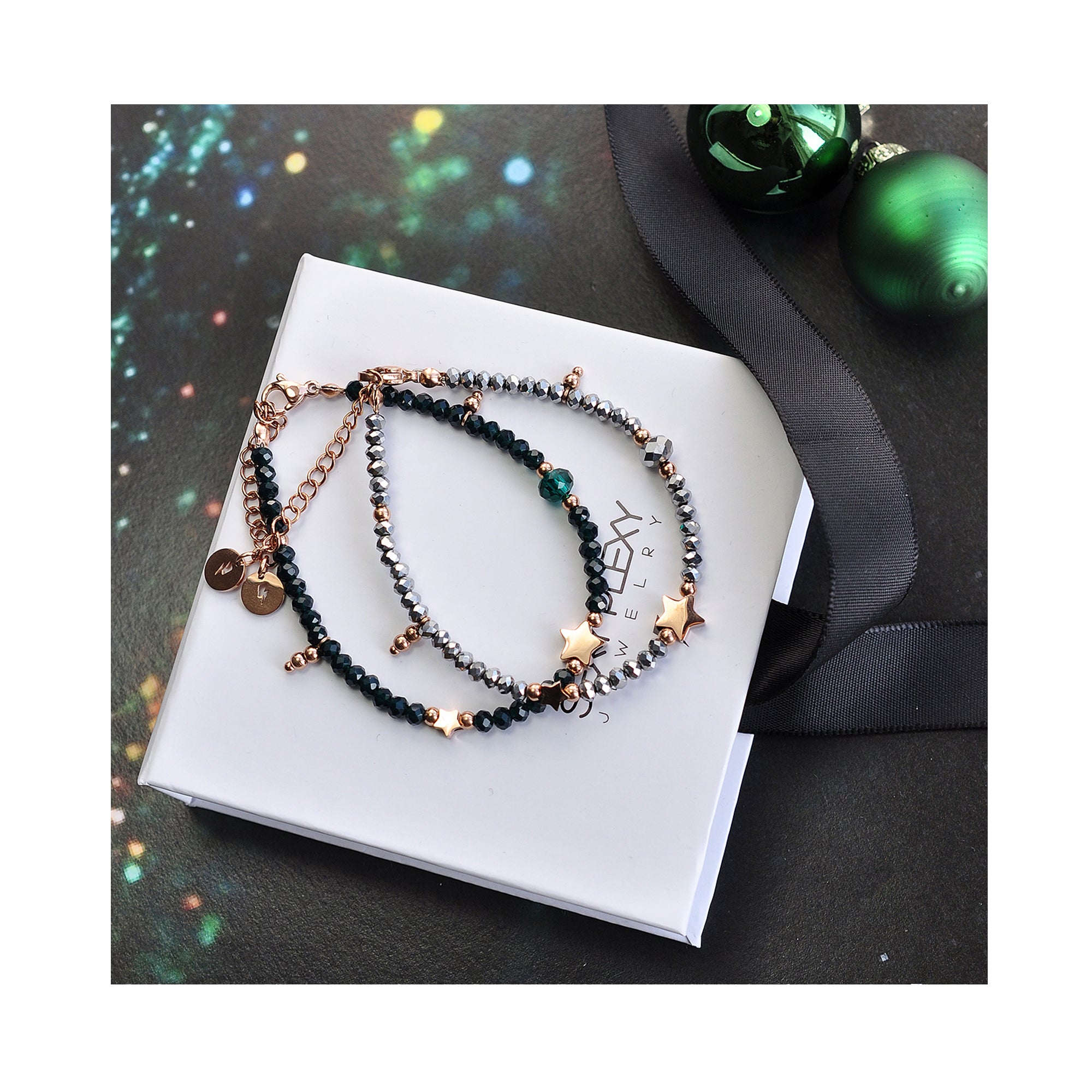 ROCK STUD Perlenarmband / ROCK STUD Narukvica s Perlicama 