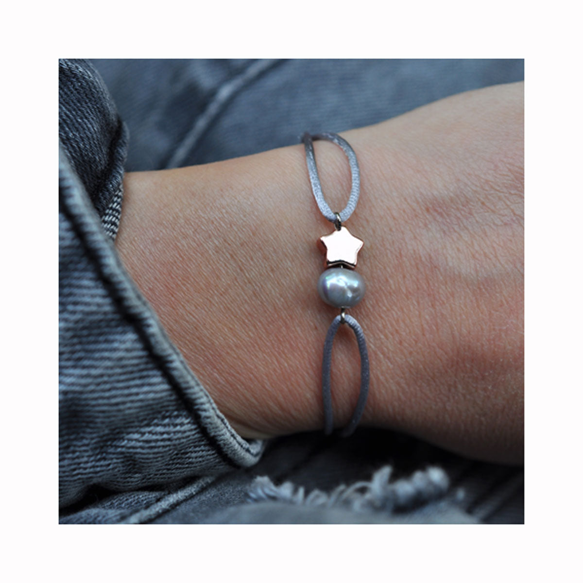 Seidenschnur MOONLIGHT Armband