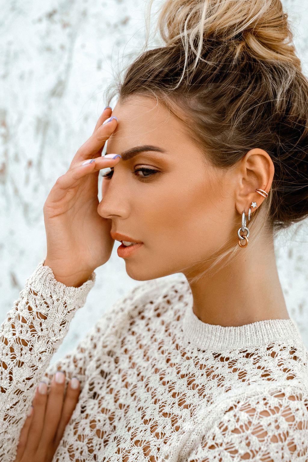 AMALFI SPARKLE Manschettenohrring