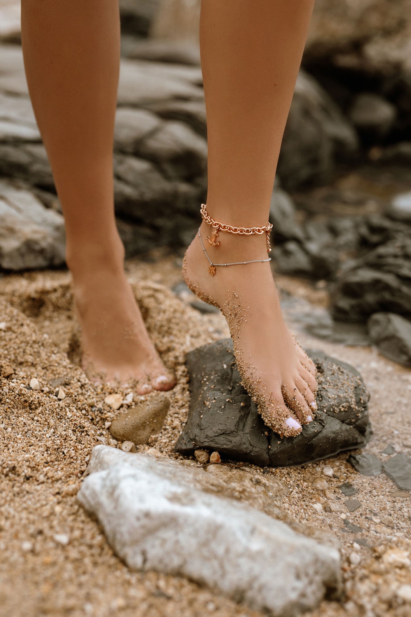 AMALFI DOT chain anklet