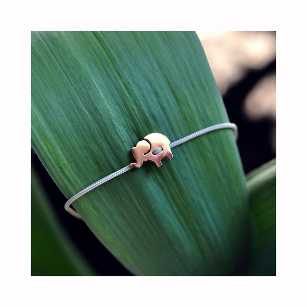 Versilbertes Armband ELEFANT / Posrebrena narukvica SLON 